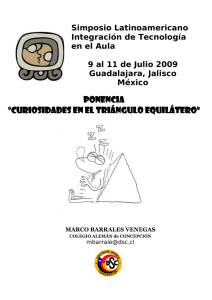 Curiosidades en el Triangulo Equilátero
