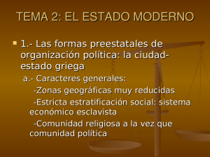 tema 2: el estado moderno