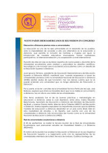 nueve países iberoamericanos se reunieron en congreso
