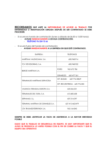recordamos que ante la imposibilidad de acudir al trabajo por