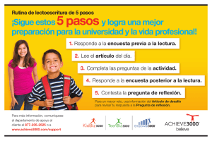 ¡Sigue estos5 pasos y logra una mejor preparación para la