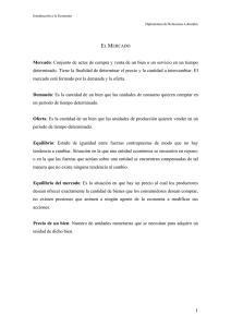 Tema 3. El Mercado