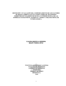 1 definición y evaluación del comportamiento de los factores de