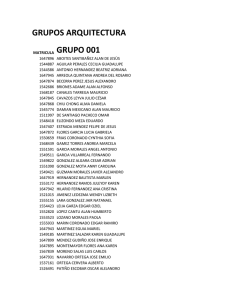 grupos arquitectura - Facultad de Arquitectura / UANL