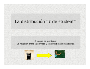 Sobre la distribución Normal y pruebas de diferencias