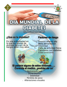 Demasiada sed. Orina mucho. Debilidad Pérdida de peso