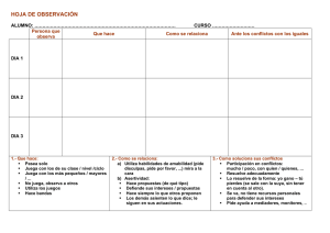 HOJA DE OBSERVACIÓN