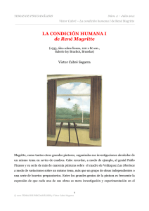 LA CONDICIÓN HUMANA I de René Magritte