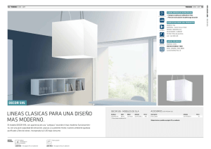 LINEAS CLASICAS PARA UNA DISEÑO MAS MODERNO.