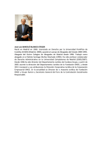José Luis BARCELÓ BLANCO-STEGER Nació en Madrid en 1966
