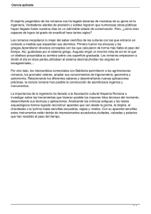 Ciencia aplicada - Hispania Romana
