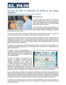 Se pone de moda el autocontrol de alcohol en las salidas nocturnas