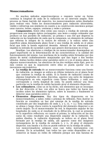 Monocromadores: Componentes y Funcionamiento