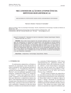 Mecanismos de ação dos antipsicóticos - Revista Medicina