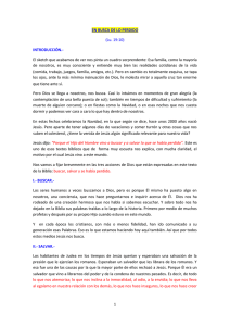 1 EN BUSCA DE LO PERDIDO (Lu. 19:10) INTRODUCCIÓN.