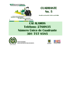 2760835 Número Único de Cuadrante 301 757 8585