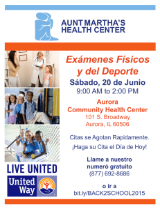 Exámenes Físicos y del Deporte