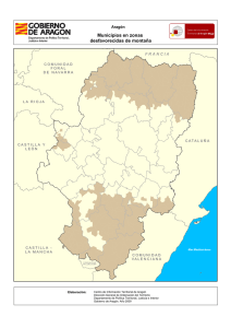 Aragón: Mapa de Municipios en Zonas de Montaña Desfavorecidas