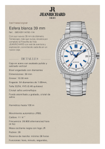 Esfera blanca 39 mm