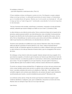El ciudadano cristiano III ...que estén dispuestos a toda buena obra