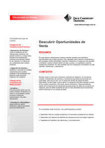 Descubrir Oportunidades de Venta