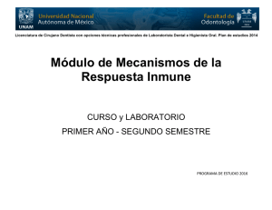 Módulo de Mecanismos de la Respuesta Inmune