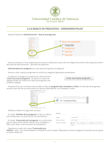 5.3.6 BANCO DE PREGUNTAS