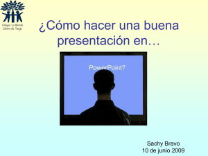 ¿Cómo hacer una buena presentación en Power Point?