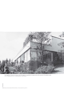 Actuaciones Casa Tugendhat. Fachada de la vivienda cubierta de