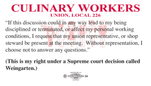 “If this discussion could in any way lead to my being disciplined or