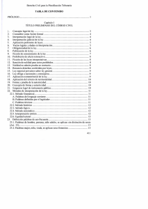 Page 1 Derecho Civil para la Planificación Tributaria TABLA DE