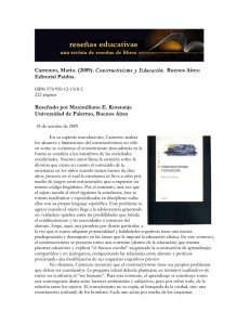 Constructivismo y Educación. Buenos Aires: Editorial Paidós.