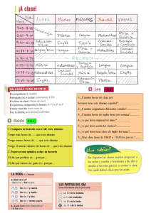 1/ ¿Cuántas horas de clase por Semana tiene este - Aix
