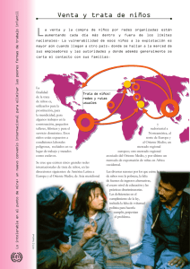 Venta y trata de niños