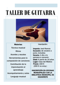 Taller de Guitarra en Navarrete: Aprende y Domina la Guitarra