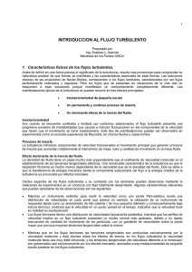 Introducción al Flujo Turbulento: Apuntes UNCor