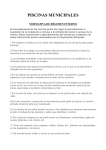 Piscinas municipales