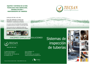 Sistemas de inspección de tuberías