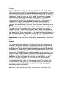 Resumen El presente trabajo de investigación parte de la