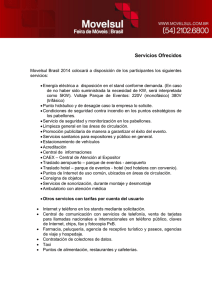 Servicios Ofrecidos