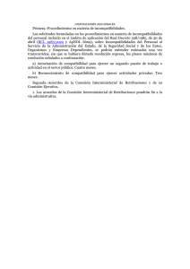 Disposición Adicional Primera del RD 1777/1994, de 5 de agosto