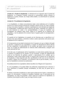 carta a socios tercer liquidador - cooperativas capital del sur y cuna