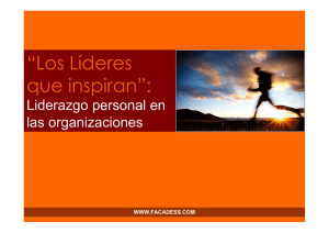 “Los Líderes que inspiran”: