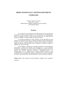 2. Redes neuronales y sistemas dinámicos complejos.