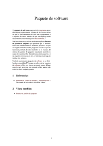 Paquete de software