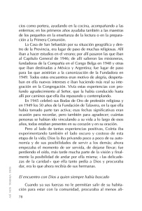 cios como portera, ayudando en la cocina, acompañando a las