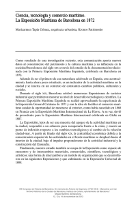 Ciencia, tecnología y comercio marítimo. La Exposición Marítima de