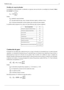 a algunos de los valores de K para diferentes tipos de punto