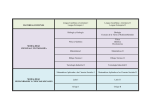 materias comunes - Gobierno de Canarias