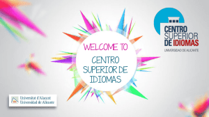Centro Superior de Idiomas (CSI)